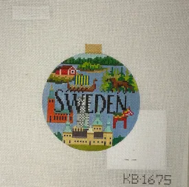 * Kirk and Bradley KB1675 Sweden Travel Round