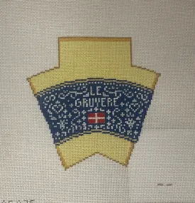 * Stitch Style/ Alli Eagan SSAE025 3D Wedge of Gruyere * Stitch Style/ Alli Eagan SSAE025 3D Wedge of Gruyere