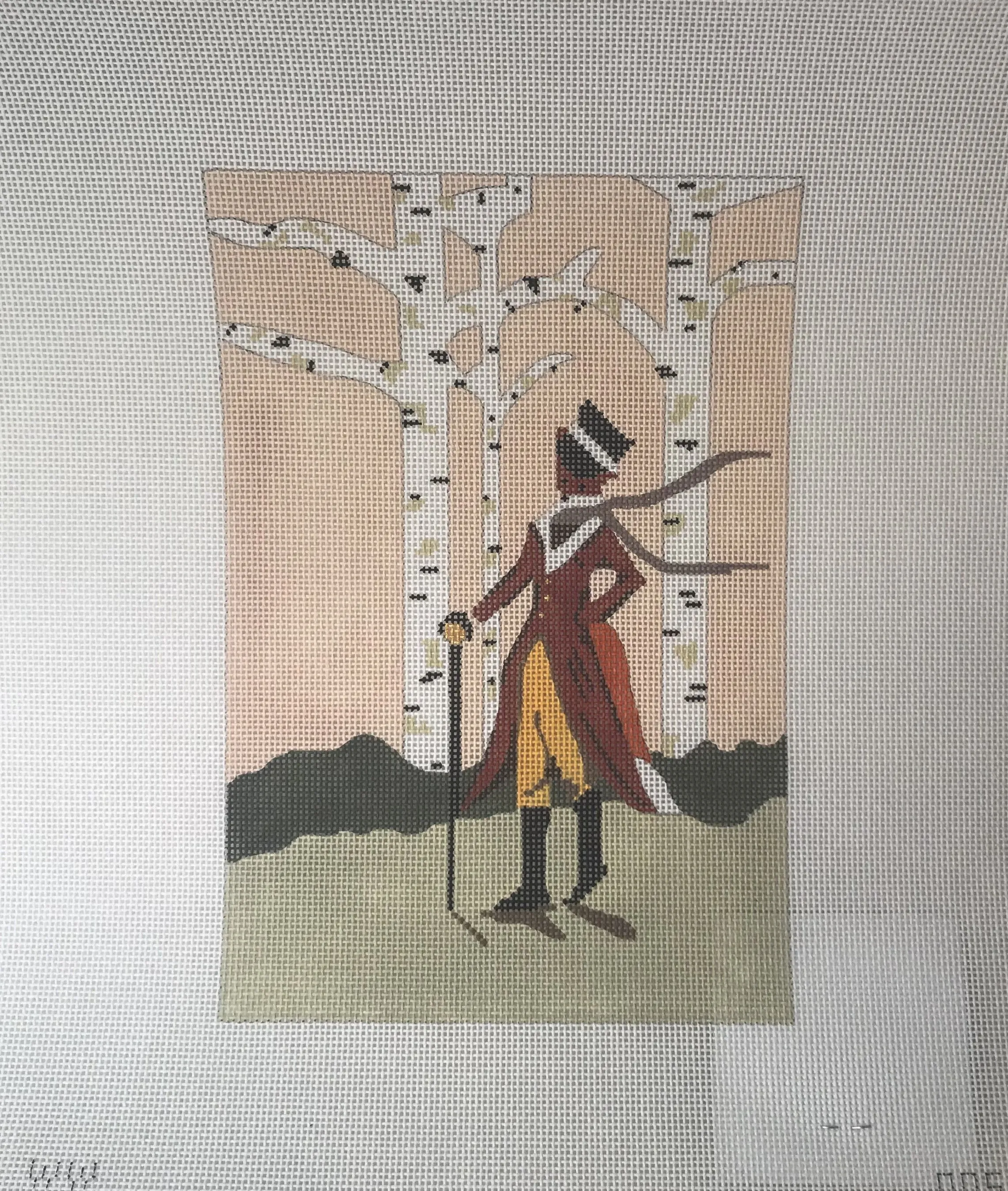 * The Plum Stitchery WW005 Fox and Birches