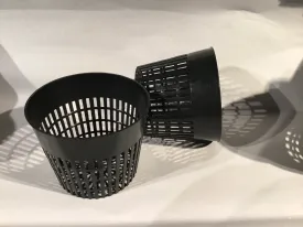 6 inch Black Fine Mesh Pot
