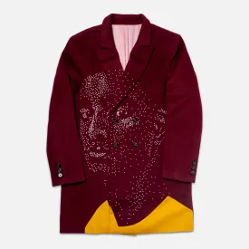BEADED PORTRAIT PEACOAT