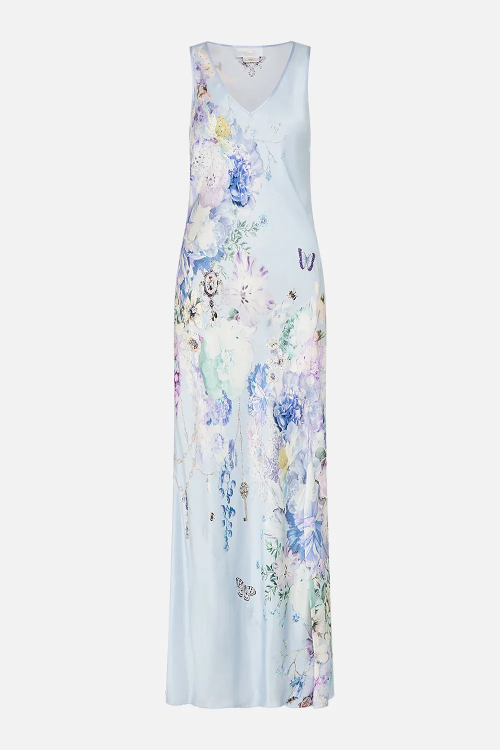 BIAS CUT TANK DRESS BUTTERFLORIA