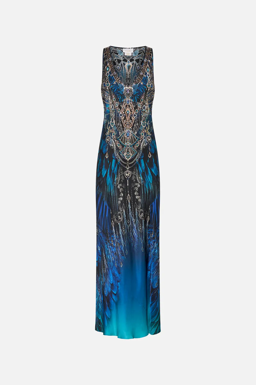 BIAS CUT TANK DRESS GROUND CONTROL