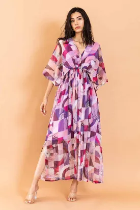 Blush Zayna Printed Kaftan Dress