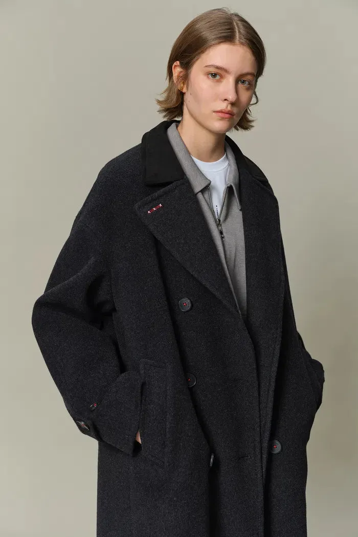 Brandt Wool Coat in Wool