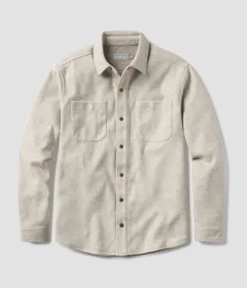 Broadway Fleece Shacket - Stone