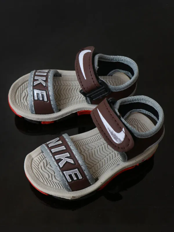 BSD37 Newborn Boys Sandal 3Mth - 15Mth NK Dark Brown