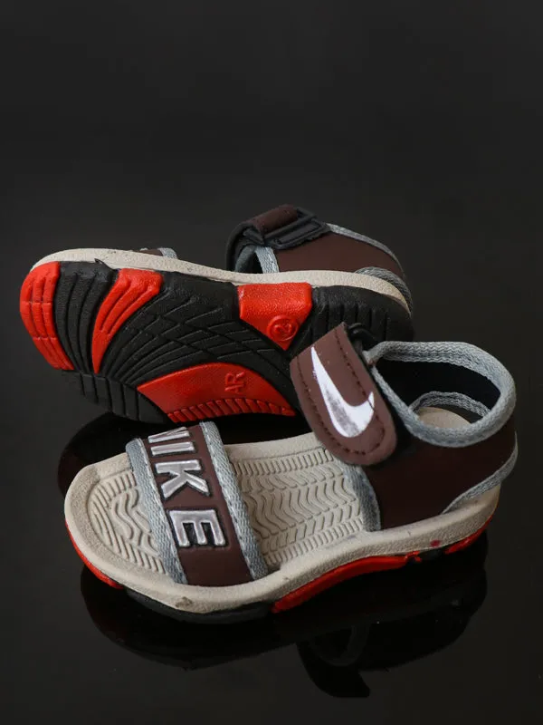 BSD37 Newborn Boys Sandal 3Mth - 15Mth NK Dark Brown