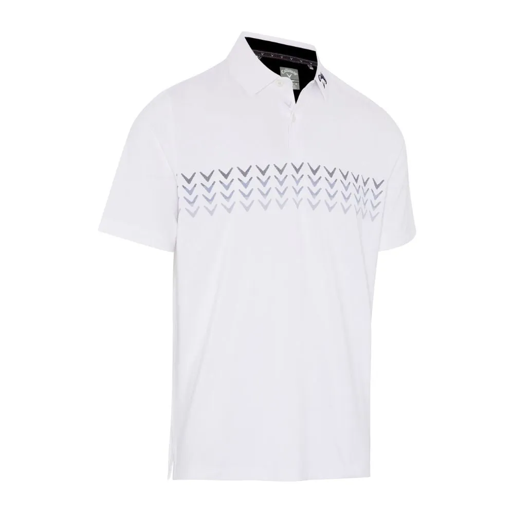 Callaway Golf Chev Block Polo Shirt CGKSE0A0 - White