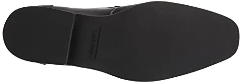 Calvin Klein Men's Jameson Loafer, Black Leather, 10.5W Wide US