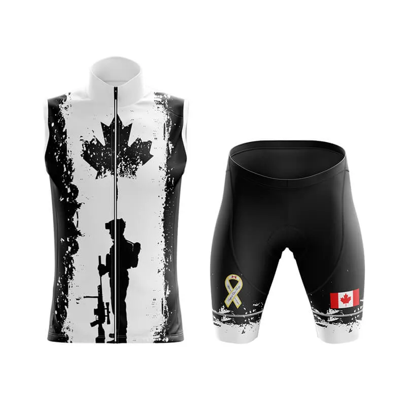Canadian Veteran (Black) Club Cycling Kit