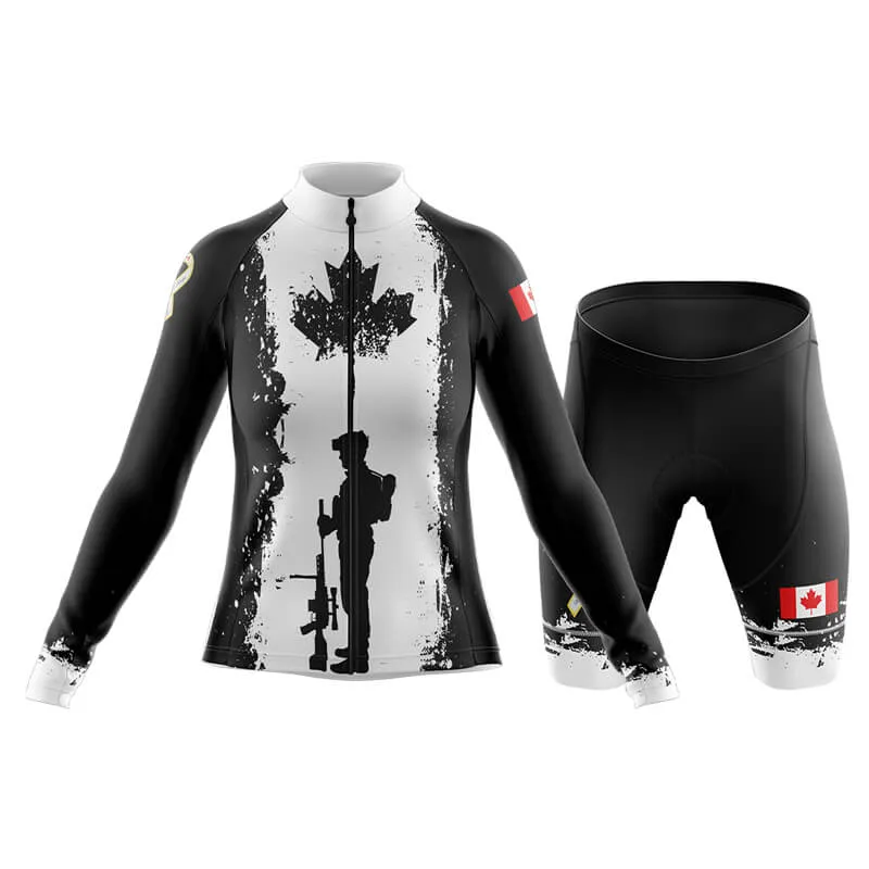 Canadian Veteran (Black) Club Cycling Kit