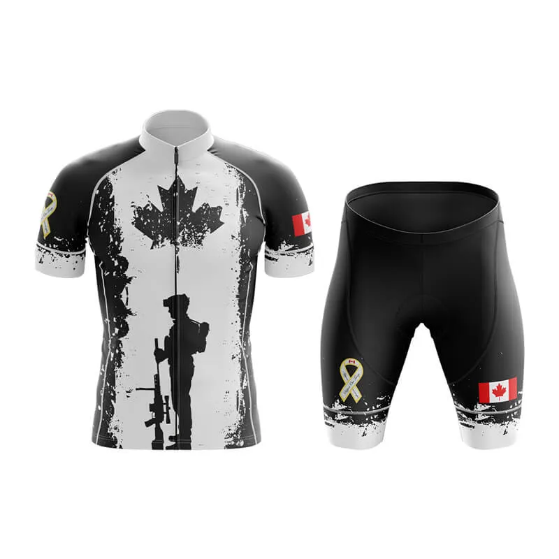 Canadian Veteran (Black) Club Cycling Kit