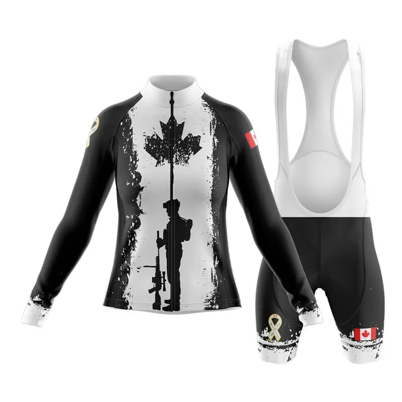 Canadian Veteran (Black) Club Cycling Kit