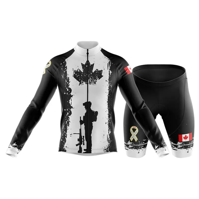 Canadian Veteran (Black) Club Cycling Kit