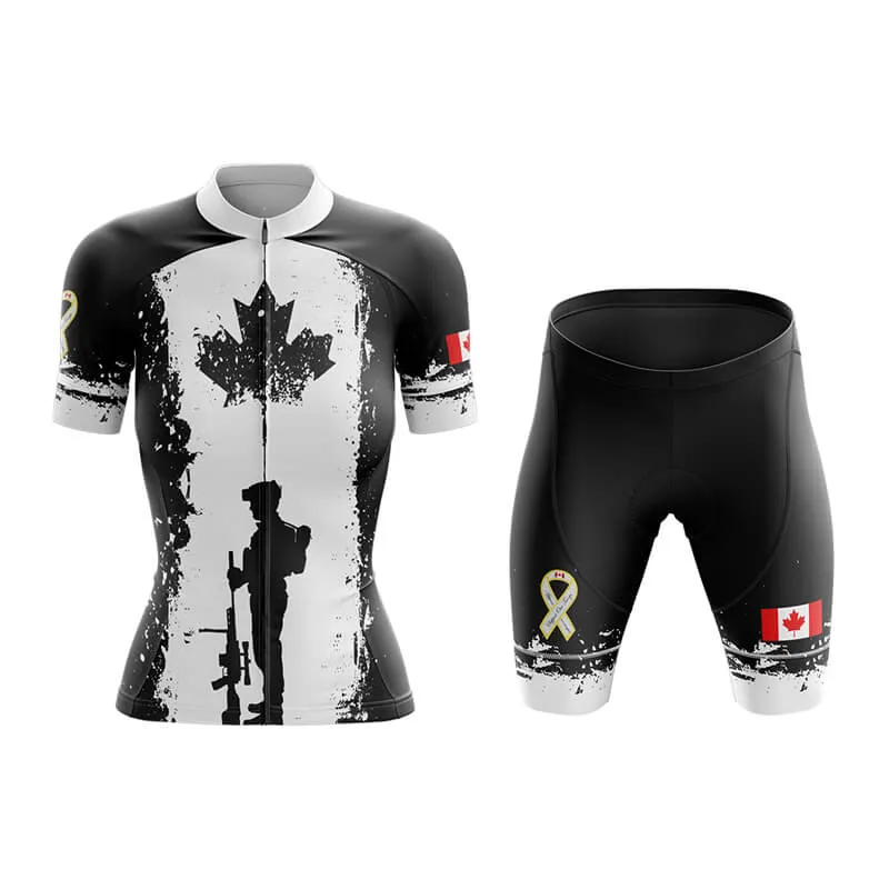 Canadian Veteran (Black) Club Cycling Kit