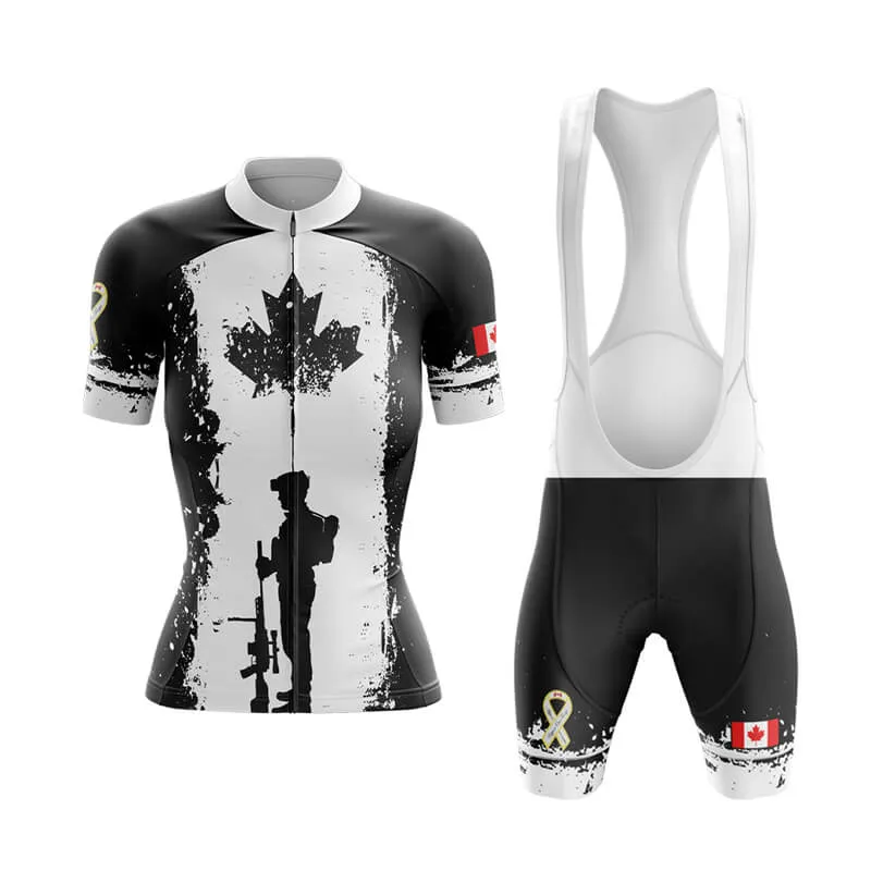 Canadian Veteran (Black) Club Cycling Kit