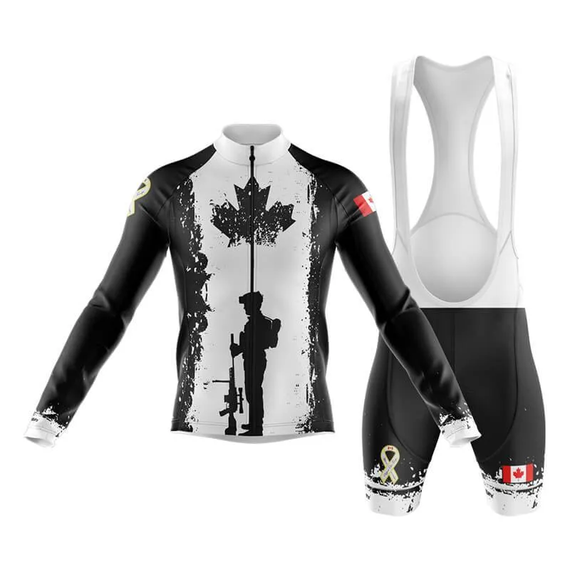 Canadian Veteran (Black) Club Cycling Kit