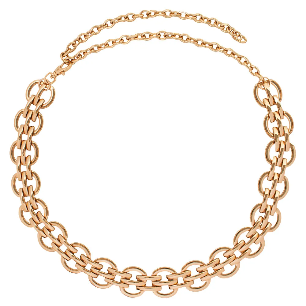 Chain Belt in Gold Metal
