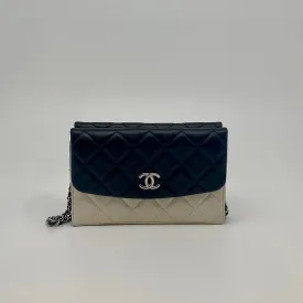 Chanel Quilted Lambskin Double Sided Wallet On Chain