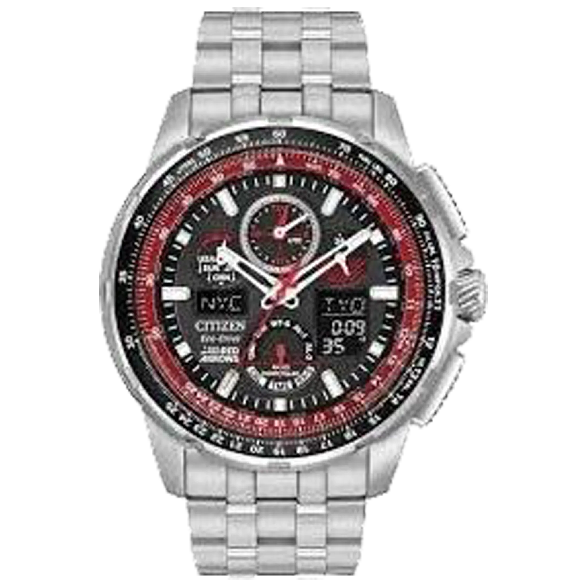 CITIZEN MEN ECO WR200 SSB BRAC BLCHK