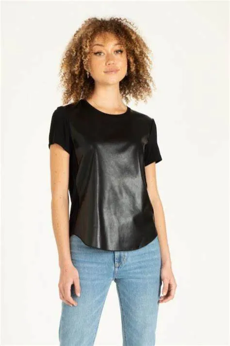 Elaina Black Tee