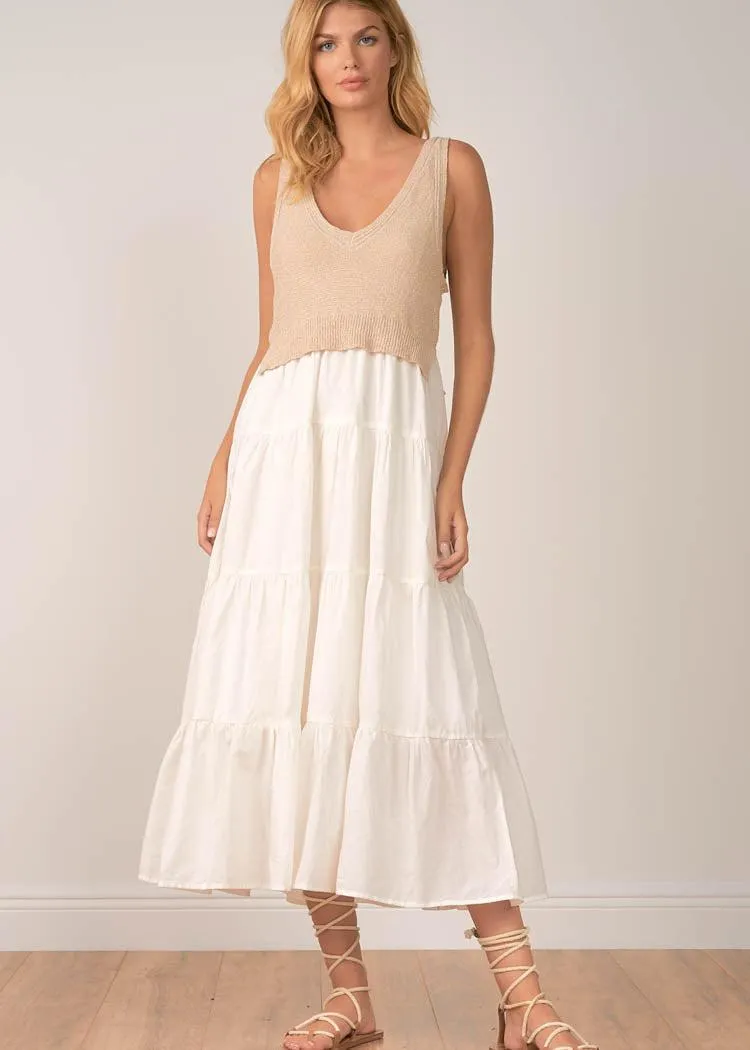 Elan Madeline Combo Dress ***FINAL SALE***