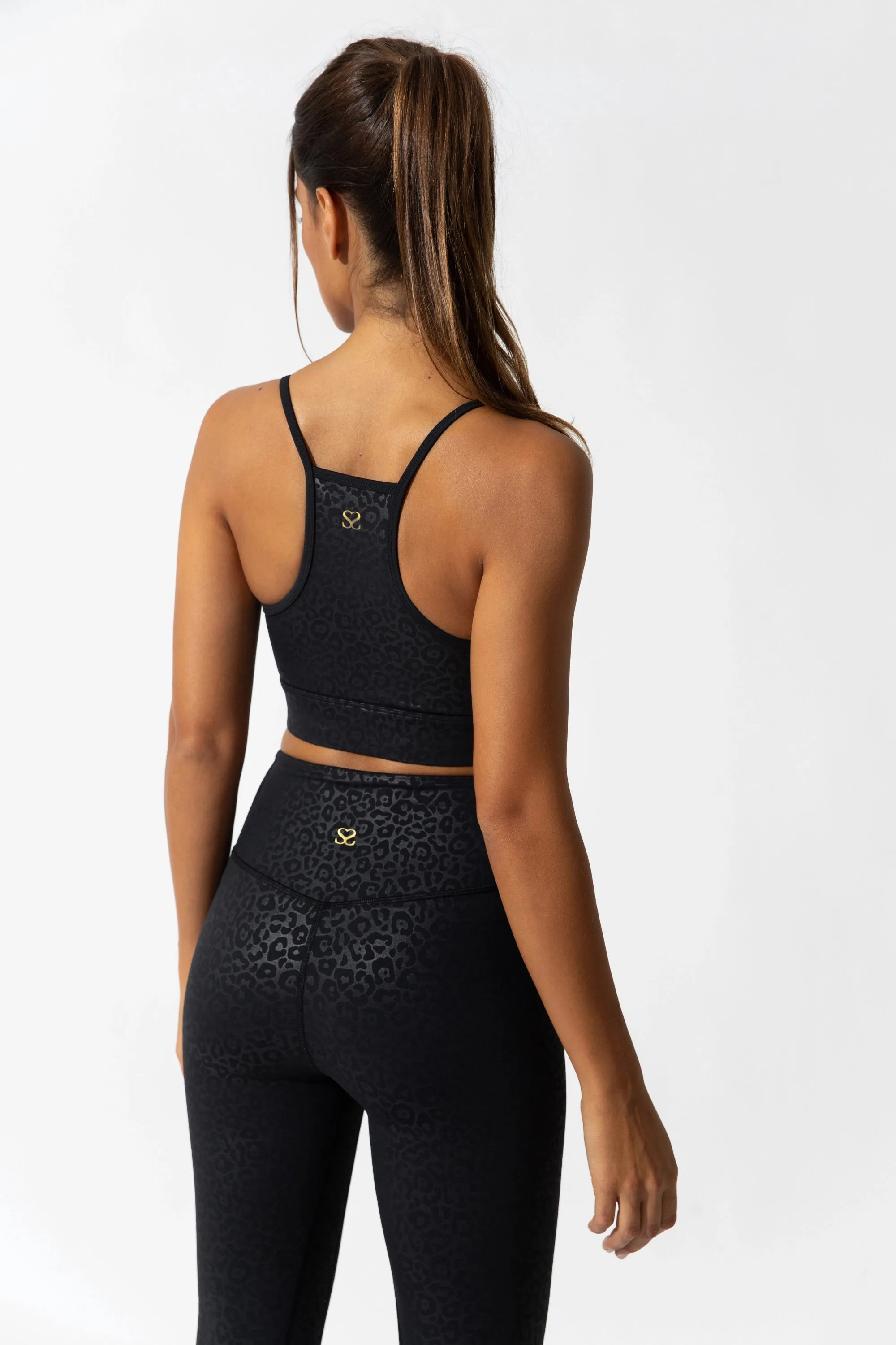 Elysium Black Leopard Top