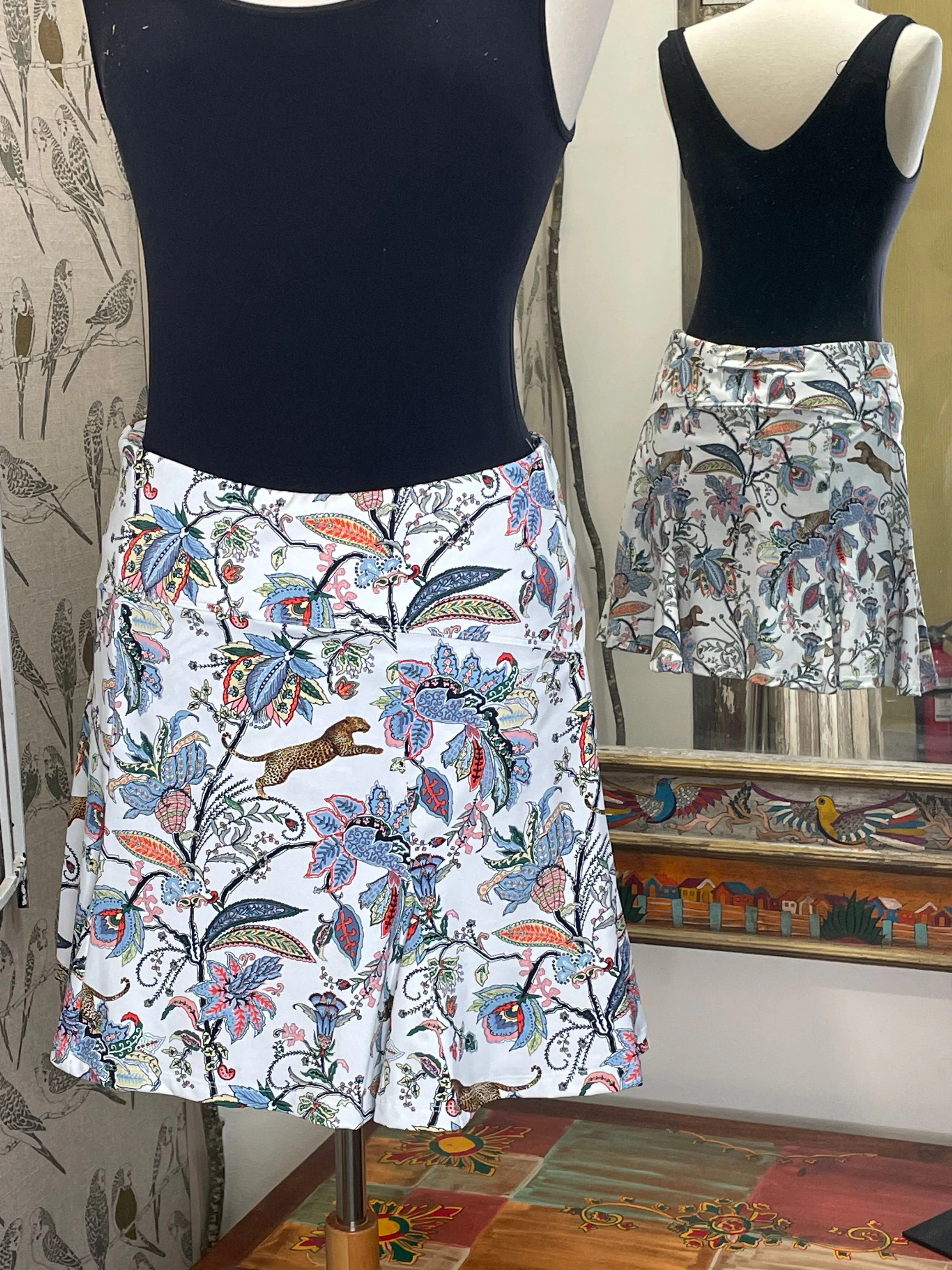 Godet Skort by Kenny Dana