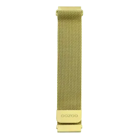 Gold OOZOO metal mesh bracelet with gold clasp