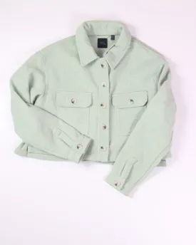 Green RDI Cropped Peacoat, M