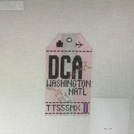 Hedgehog Needlepoint HH1 DCA Washington National