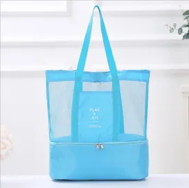 High Capacity Women Mesh Transparent Bag