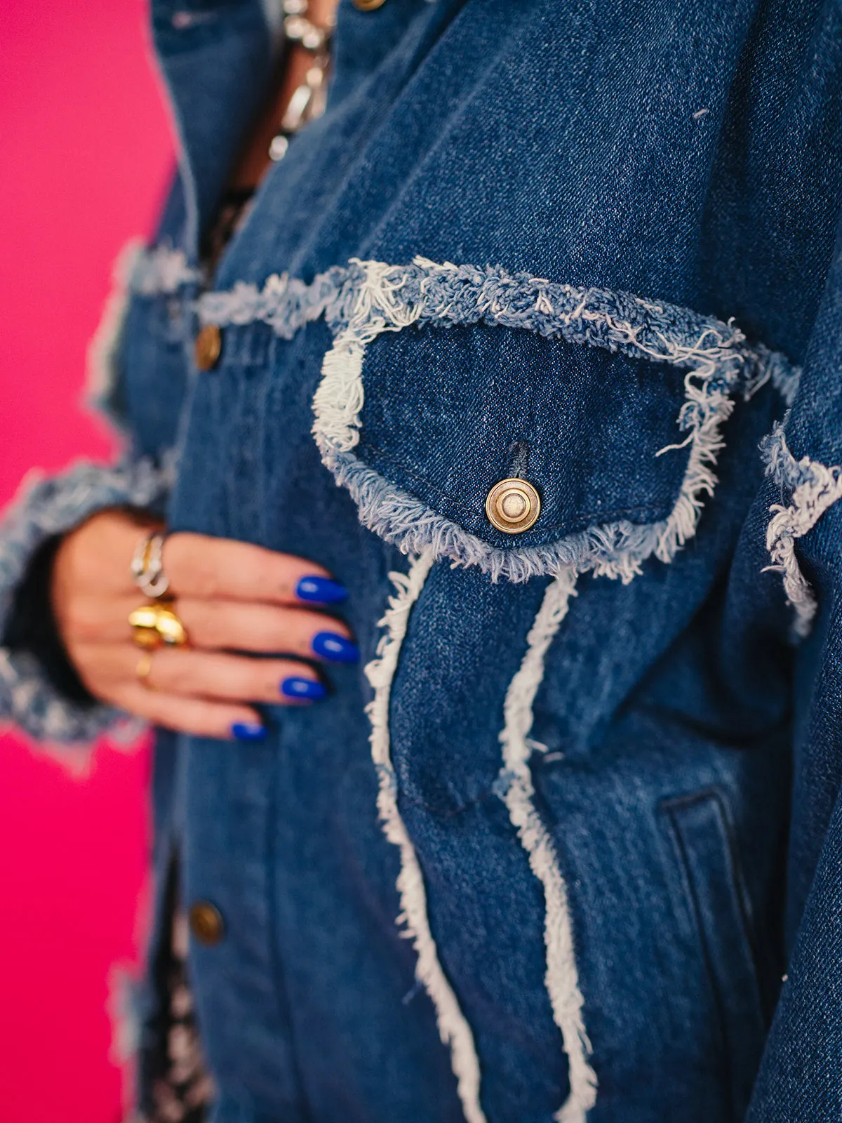 IN MY GRUNGE ERA OVERSIZED DENIM JACKET