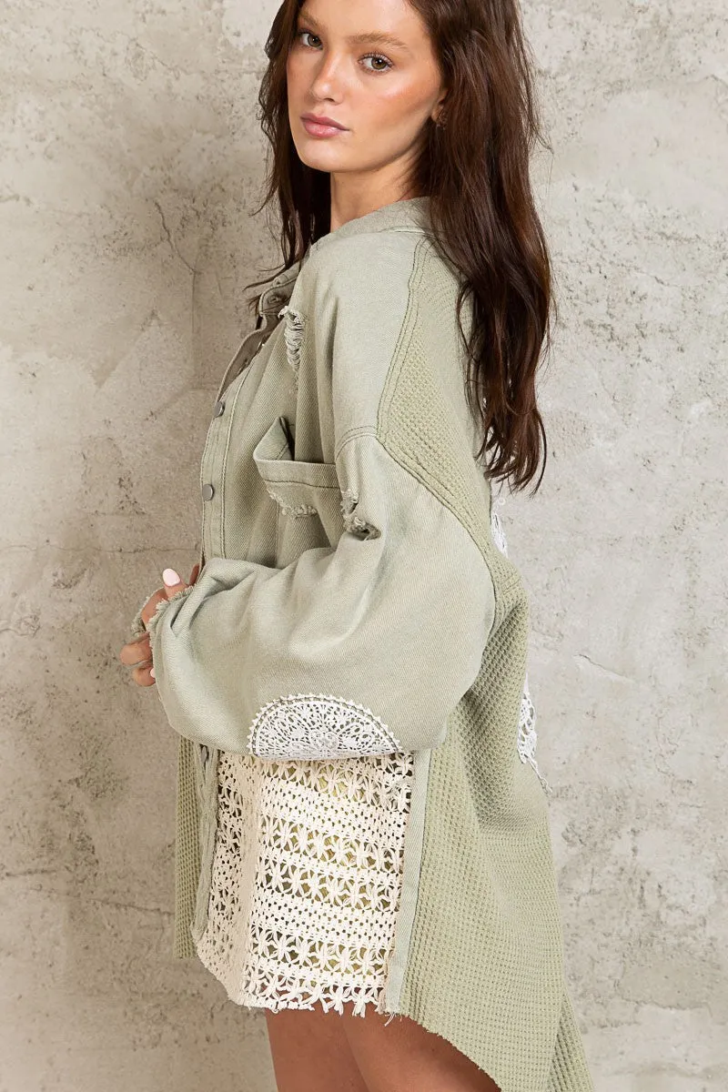 It Takes Two Button Up (Shacket)