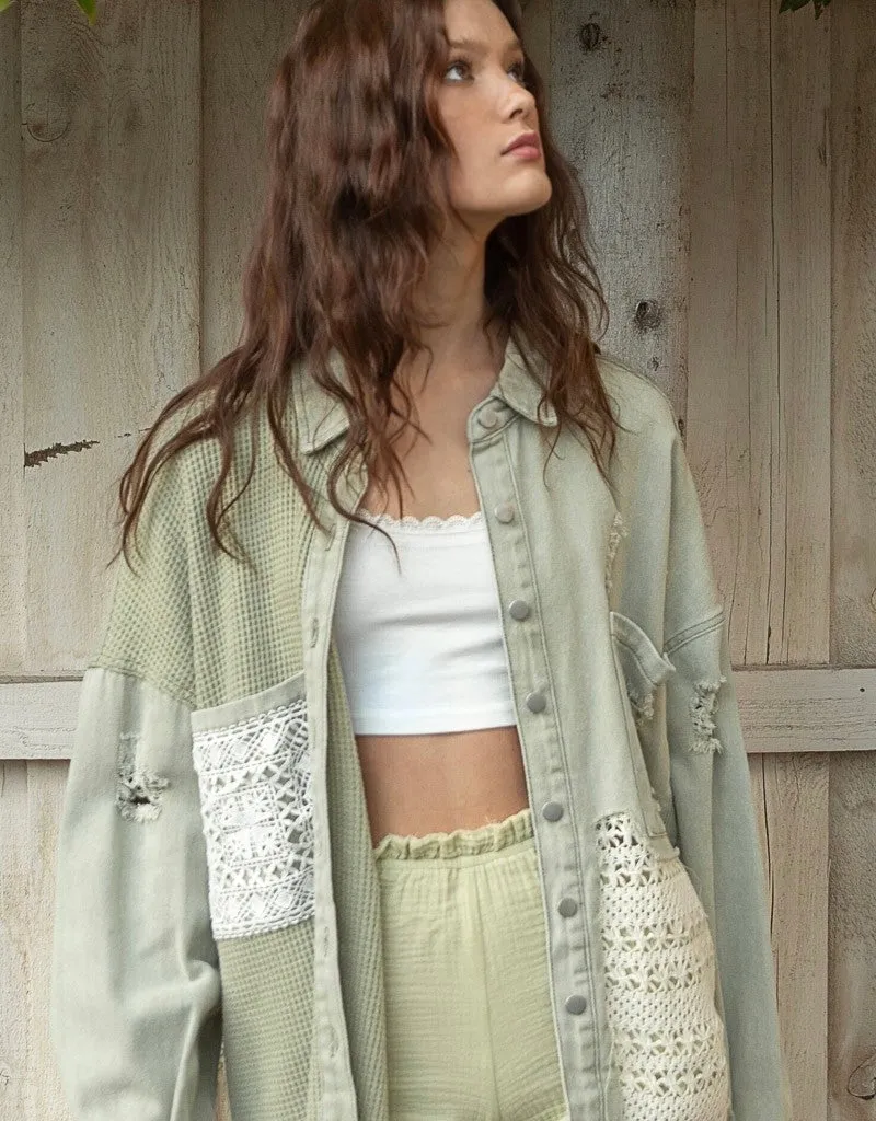 It Takes Two Button Up (Shacket)