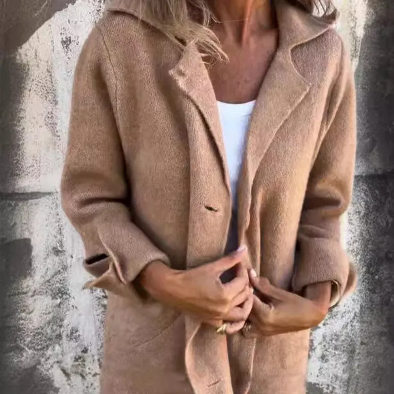 Ivyshape | Comfortable Midi Jacket