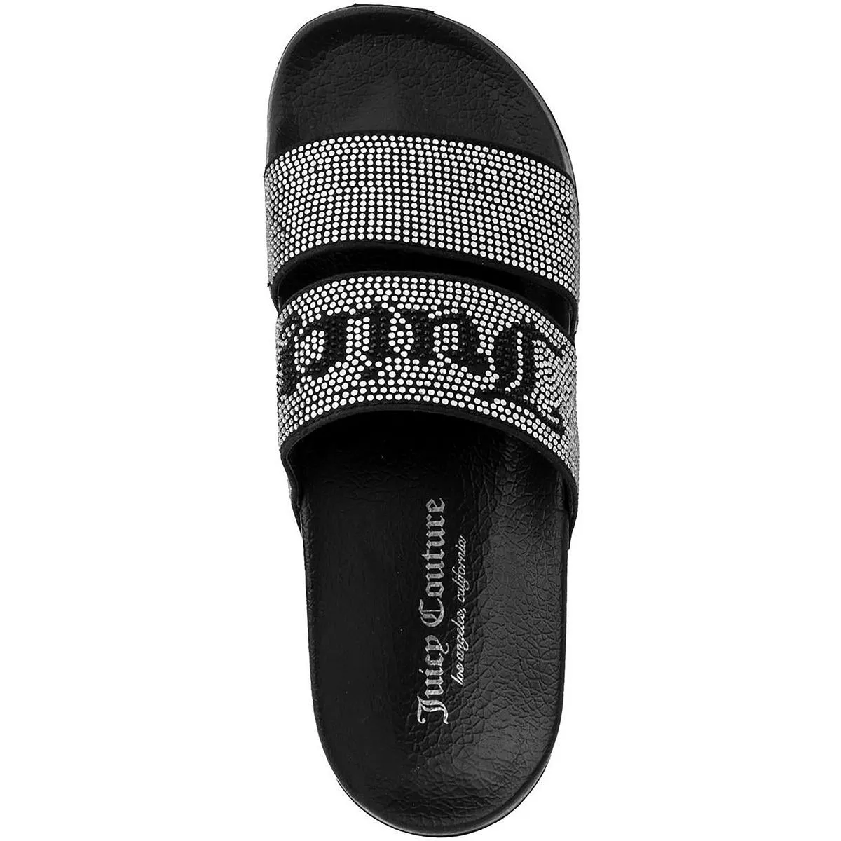 Juicy Couture Womens Winx Slip On Rhinestone Pool Slides