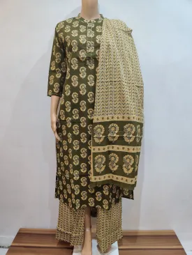 Lady’s Slipper Kurta pant dupatta set