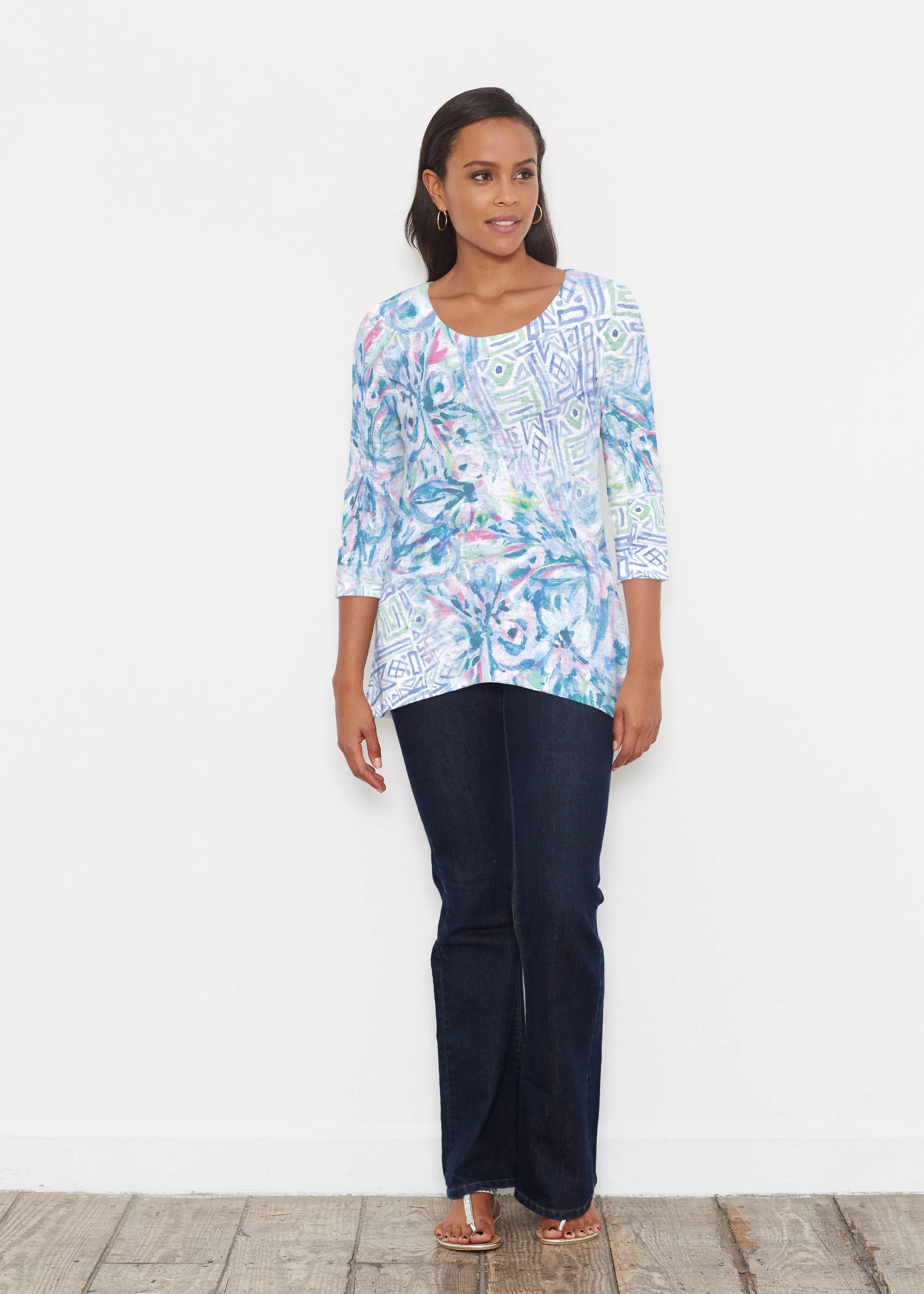 Lilly (17234) ~ Katherine Hi-Lo Thermal Tunic