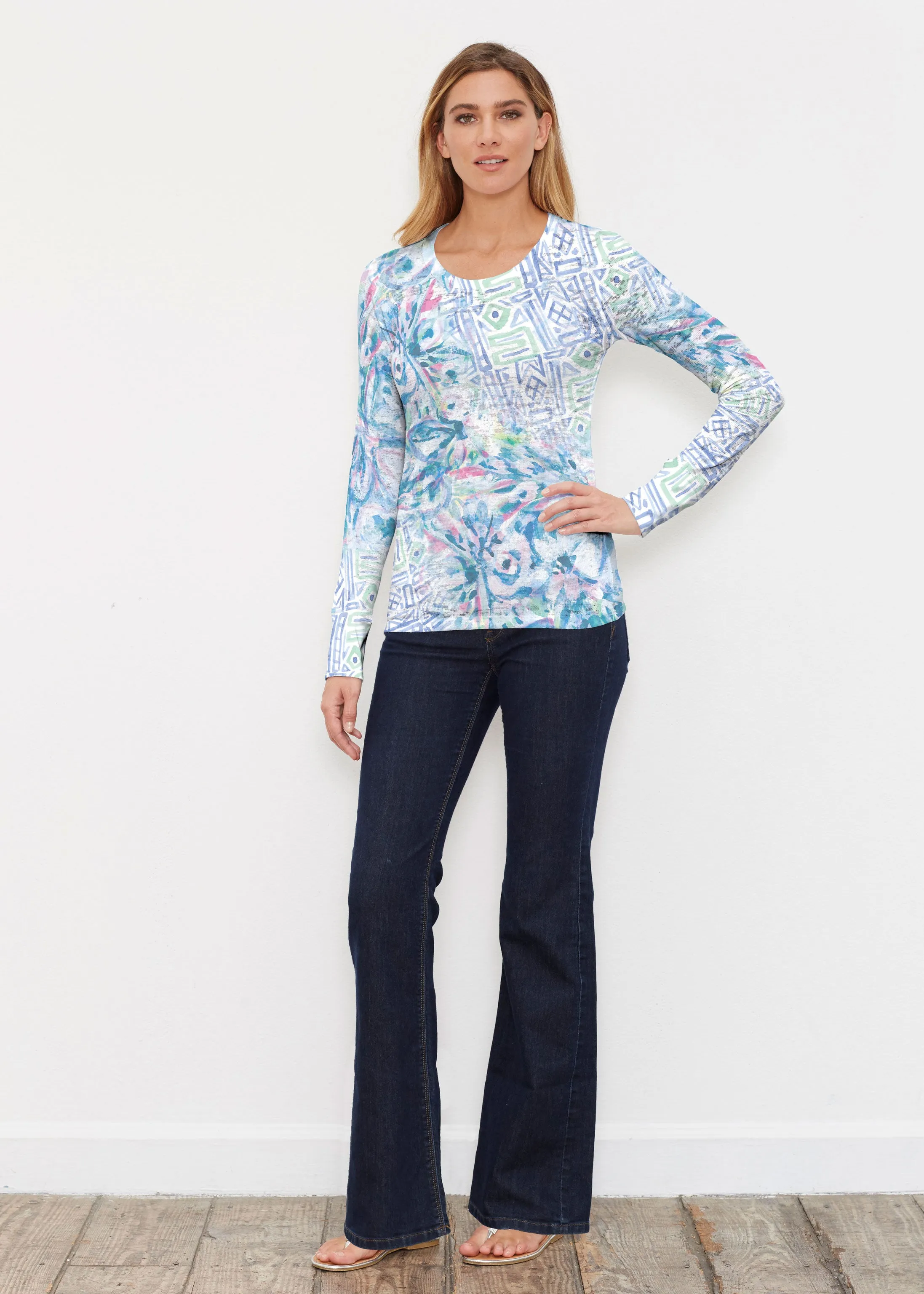 Lilly (17234) ~ Thermal Long Sleeve Crew Shirt