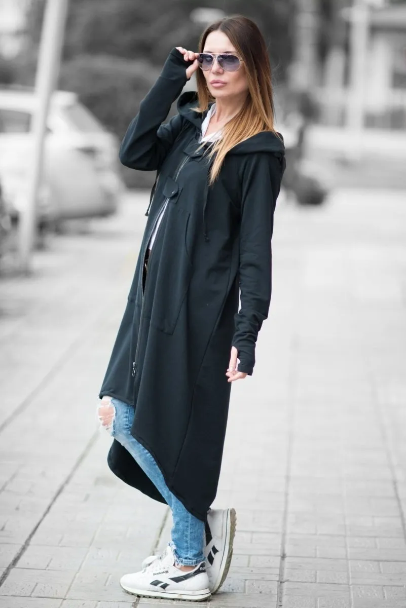 Long Hooded Sweatshirt MADISON