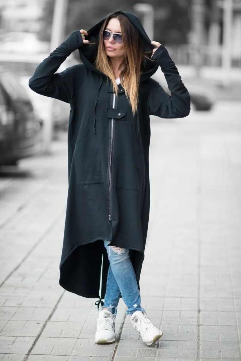 Long Hooded Sweatshirt MADISON