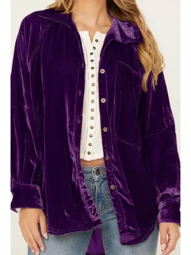 Loose Fit Velvet Shackets Velour