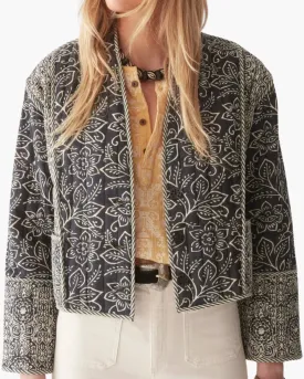 LUANA JACKET IN JASMINE SOUR ZEBRA