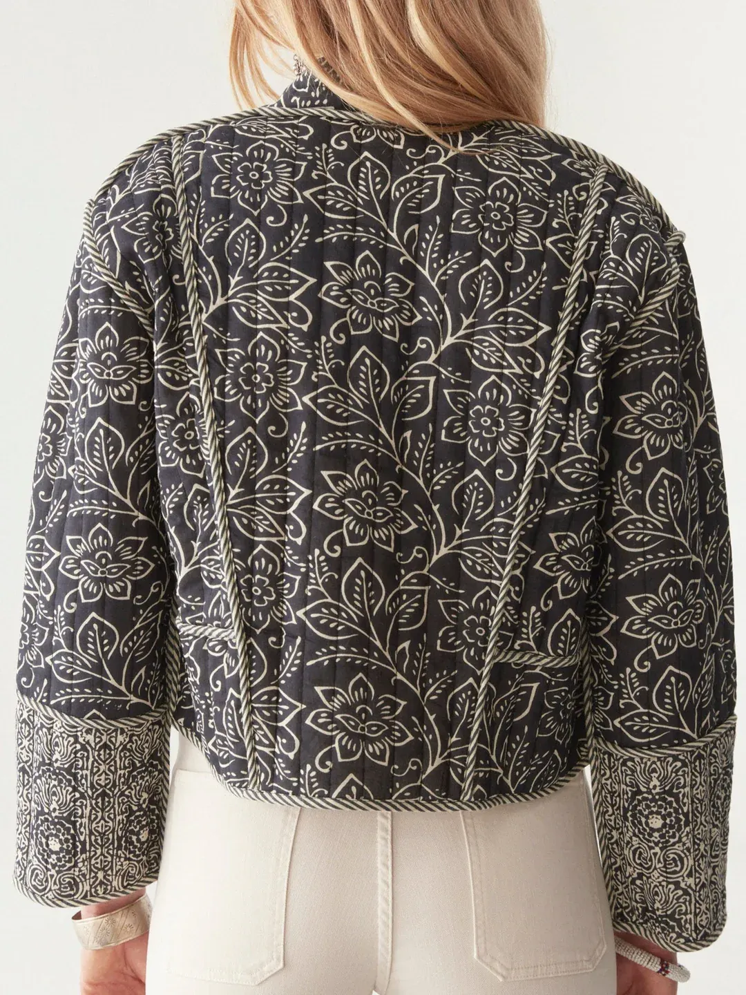 LUANA JACKET IN JASMINE SOUR ZEBRA