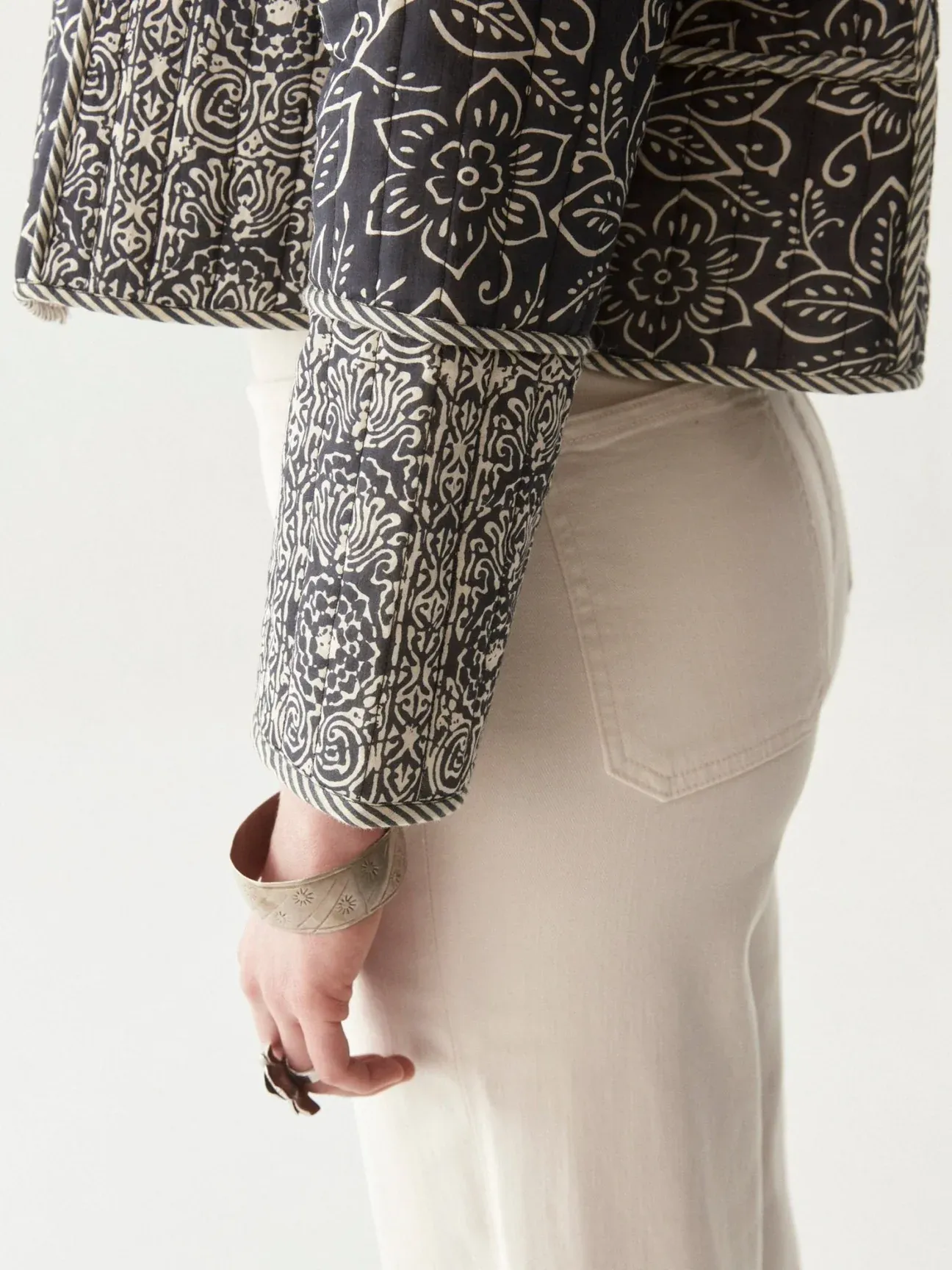 LUANA JACKET IN JASMINE SOUR ZEBRA