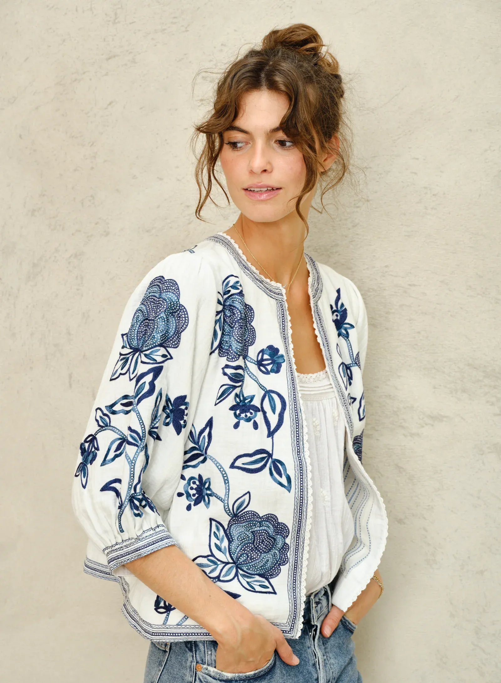 LUCIA JACKET IN BLUE