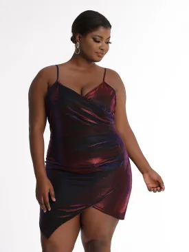 Metallic Silk Cami Dress