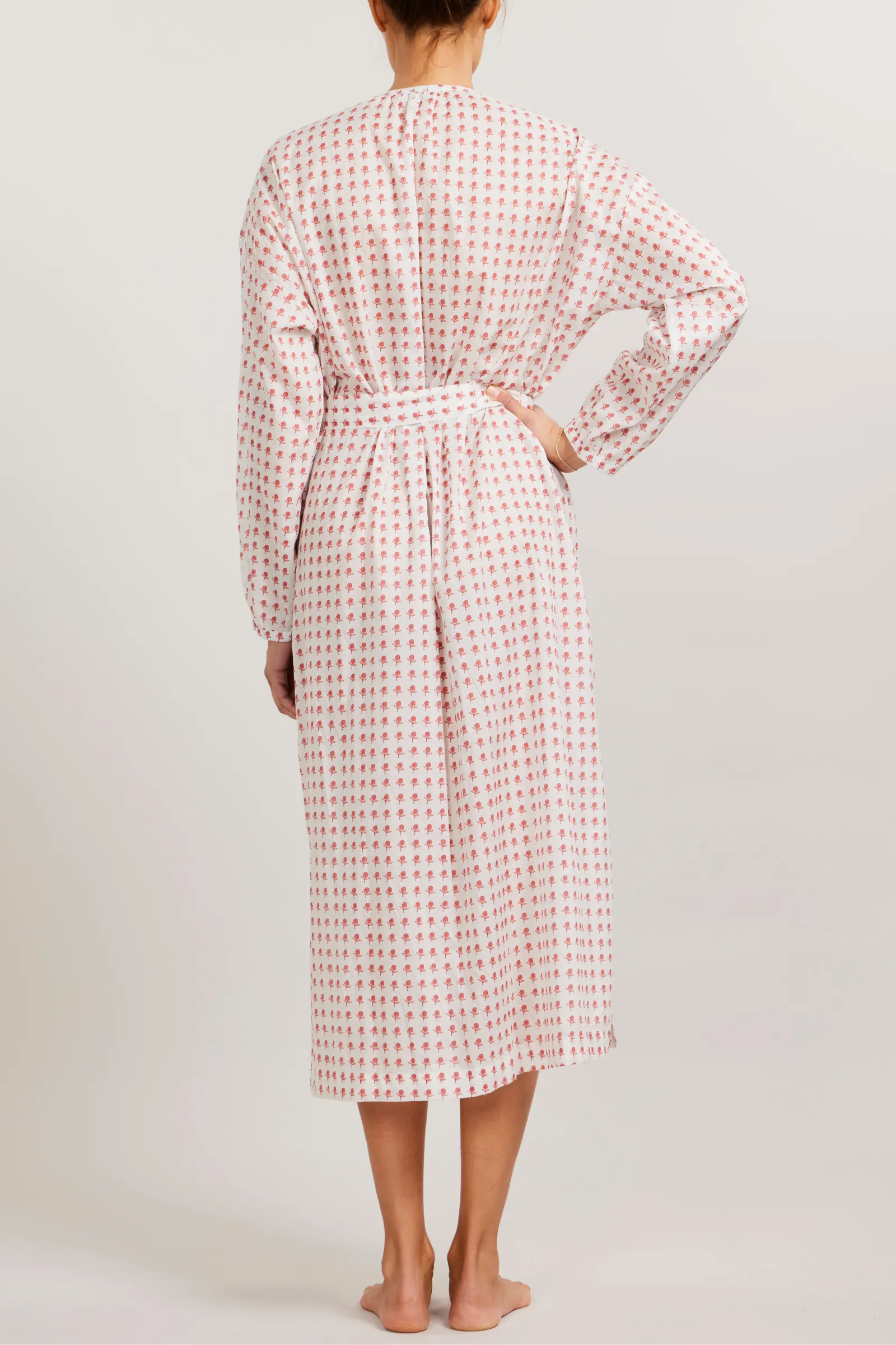 Mona Button Front Dress - Wildflower